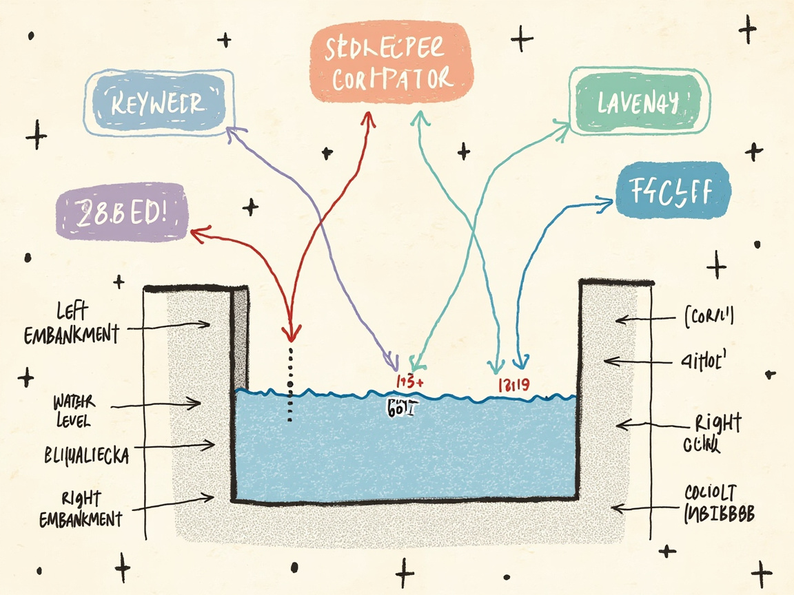 岸别标识示意图